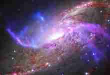 NASA公布银河美照：来自2300万光年外的绝美银河